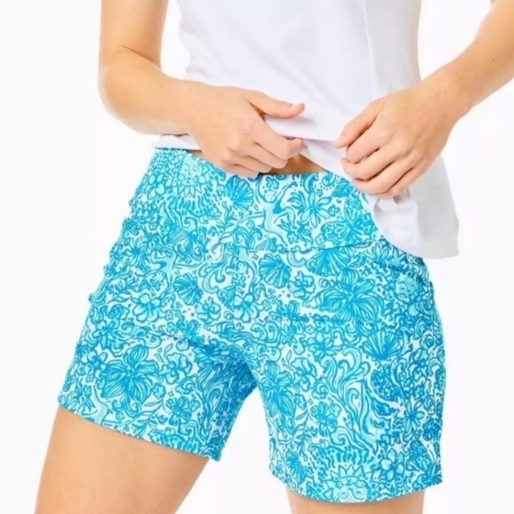 Lilly Pulitzer Nakia Golf Shorts Took Me By Sunrise NWT